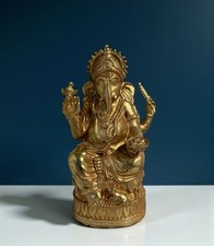 Ganesha Figur aus Bronze – Elefantengott – 16 cm – Weisheit & Wohlstand