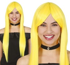 Damen Perücke gelb Langhaar