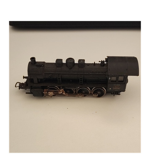 Kranwagen gelb schwarz - h0,
