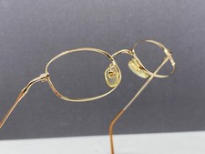 Giorgio Armani Brille Herren Damen Gold Eckig 284 kleine Gläser NP: 399€