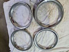 4x Radzierringe Chrom Mercedes