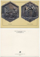 01042 - Luca della Robbia: Grammatik, Logik und Dialektik - alte Ansichtskarte