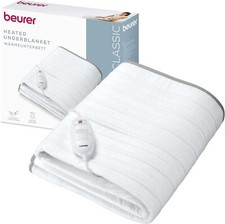 Beurer TS 17 Wärmeunterbett, weiches Vliesmaterial, rutschfest dank Fixierung mi
