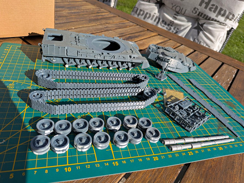 Leopard a1a1 druck modell - 3d,