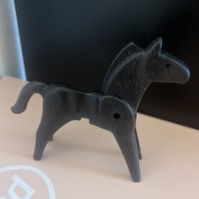 Playmobil altes Pferd Schwarz