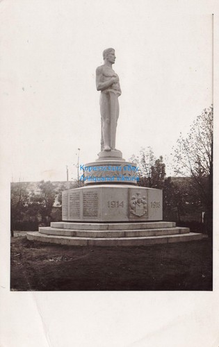 Foto kriegerdenkmal wohl - foto-ak,