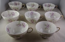 Eight Haviland Limoges