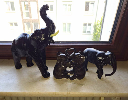 3er set elefanten dekofiguren - 3er,