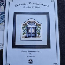Original Stickpackung Landhaustür Nr. 2 blau LKE 