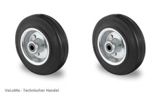 2 x Ersatzrad Vollgummirad 160