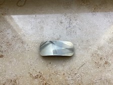 Haarspange Schmuckwerk Hübener silber Metall  mit  Netzgravur