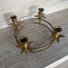 Massiver Kerzenhalter Messing