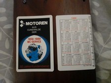 DDR Taschenkalender 1989 IFA Motoren Cunewalde 