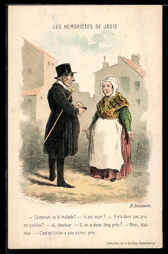 Künstler sign daumier - sign., h.