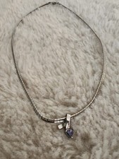 Tansanit Edelsteinkette