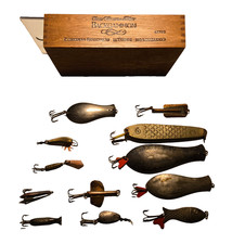 12 antike ANGELKÖDER in