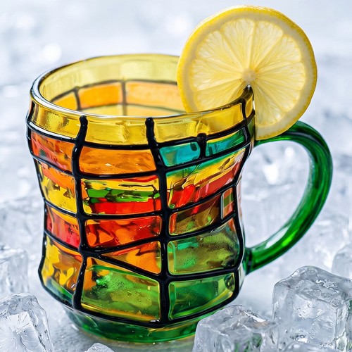 450ml handbemalte - 450ml,