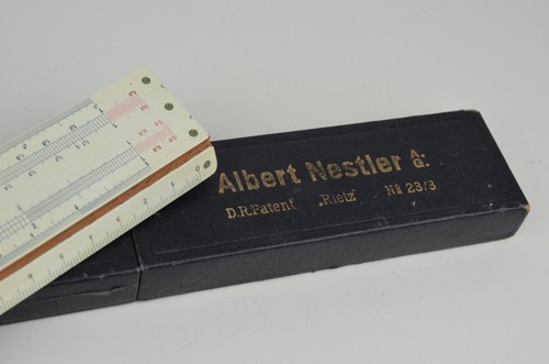 Antiker rechenschieber albert - antiker,