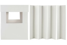 Kuchenbox Erweiterungskarten weiß klammerlos 12 Zoll Eckhöhe für hohe Stufen