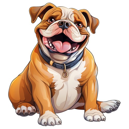 Englische bulldogge auto - englische,