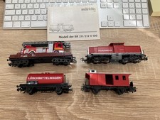 Märklin H0 Digital Feuerwehr Güterzug aus Set 29755 mit BR212 261-2 Top Zustand
