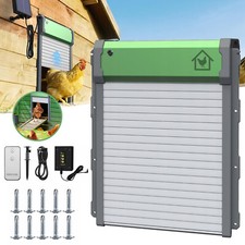 Aluminum Automatische Hühnerklappe Hühnerstall Türöffner Solar Mit Fernbedienung