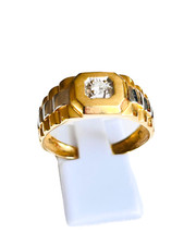 Herrenring brillant ct - brillant, 0,1