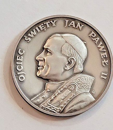 Medaille silber papst - medaille,
