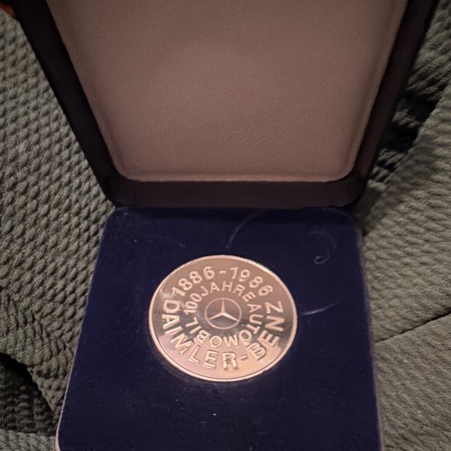 Daimler benz silber medaille - daimler-benz, silber-medaille