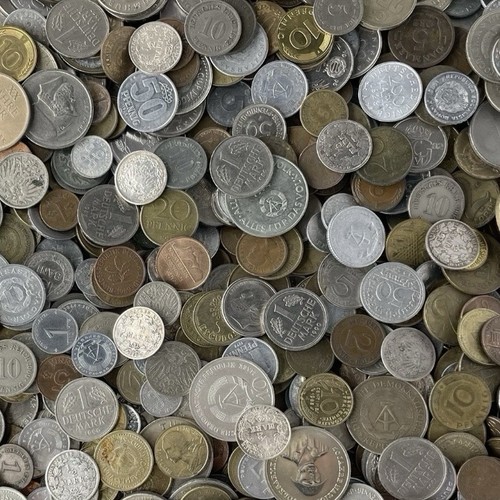 Münzen sammlung mit silber - münzen,