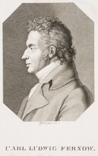 A. ESSLINGER (*1792), Kunsttheoretiker Carl Ludwig Fernow, Kupferstich Romantik