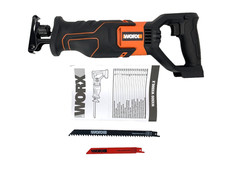 WORX WX500.9 Akku-Säbelsäge 20V leistungsstark Tigersäge Säge Holzsäge variable.