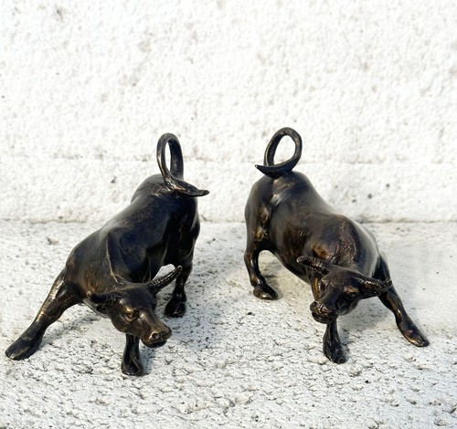 Bronzefigur 2er set - bronzefigur,