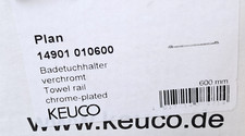 Keuco Plan chrom Badetuchhalter 600 mm 314901010600 Ersatzteil