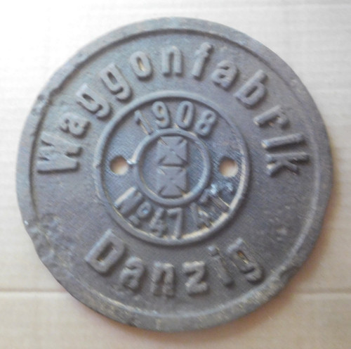 Waggonschild waggonfabrik - waggonschild,
