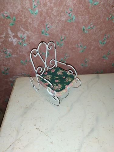 Alter metall schaukelstuhl um - ,