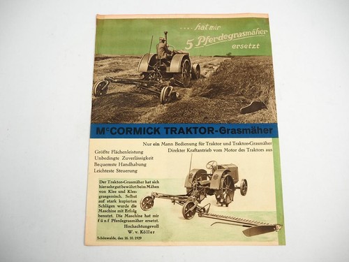 Ihc cormick traktor - mc,
