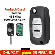 FUNK SCHLÜSSEL FERNBEDIENUNG 433Mhz CHIP PCF7961M 3 TASTEN FÜR SMART W453 2014+