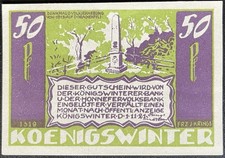 50 Pfennig Königswinter 1921
