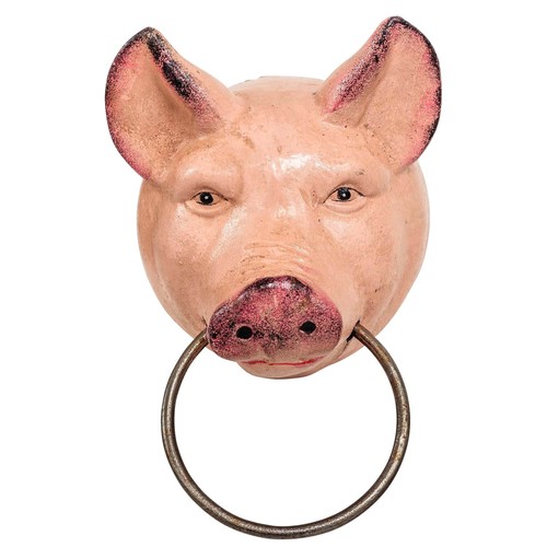 Handtuchhalter schwein kopf - handtuchhalter,