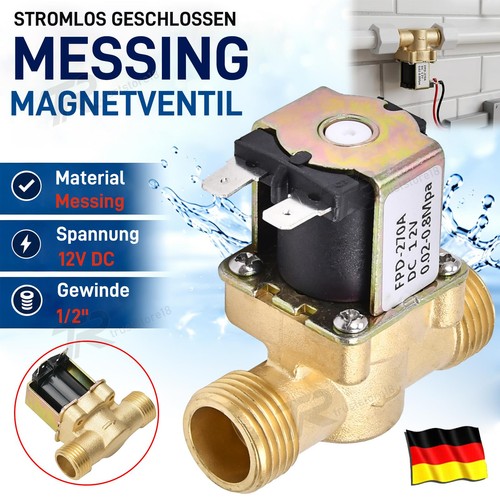 Magnetventil messing zoll - messing,