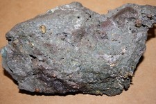 Messing in glasiger Schlacke Mansfelder Land (ES 51)