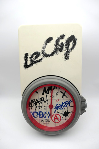 Clip wanduhr xxl swiss - le,