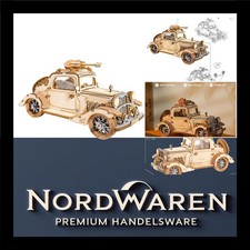 Holzpuzzle Modellauto, Retro