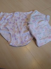 3 x Damen Unterwäsche Schlüpfer Gr. 50 Weiss Geblümt Neu Unbenutzt