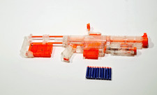 Hasbro Nerf Recon CS-6 Clear Blaster mit Darts u. Magazinen guter Zustand