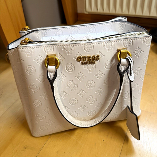 Guess handtasche weiß logo - guess,