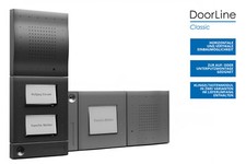 DoorLine Classic T01-T02 | Türsprechanlage für Telefonanlage/Router | 1/2 Taster
