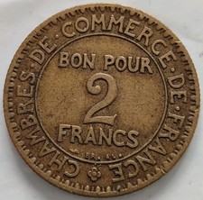 Frankreich 2 Francs 1923 Paris