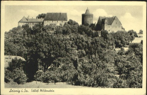 Leisnig sachsen schloss 1940 - leisnig,
